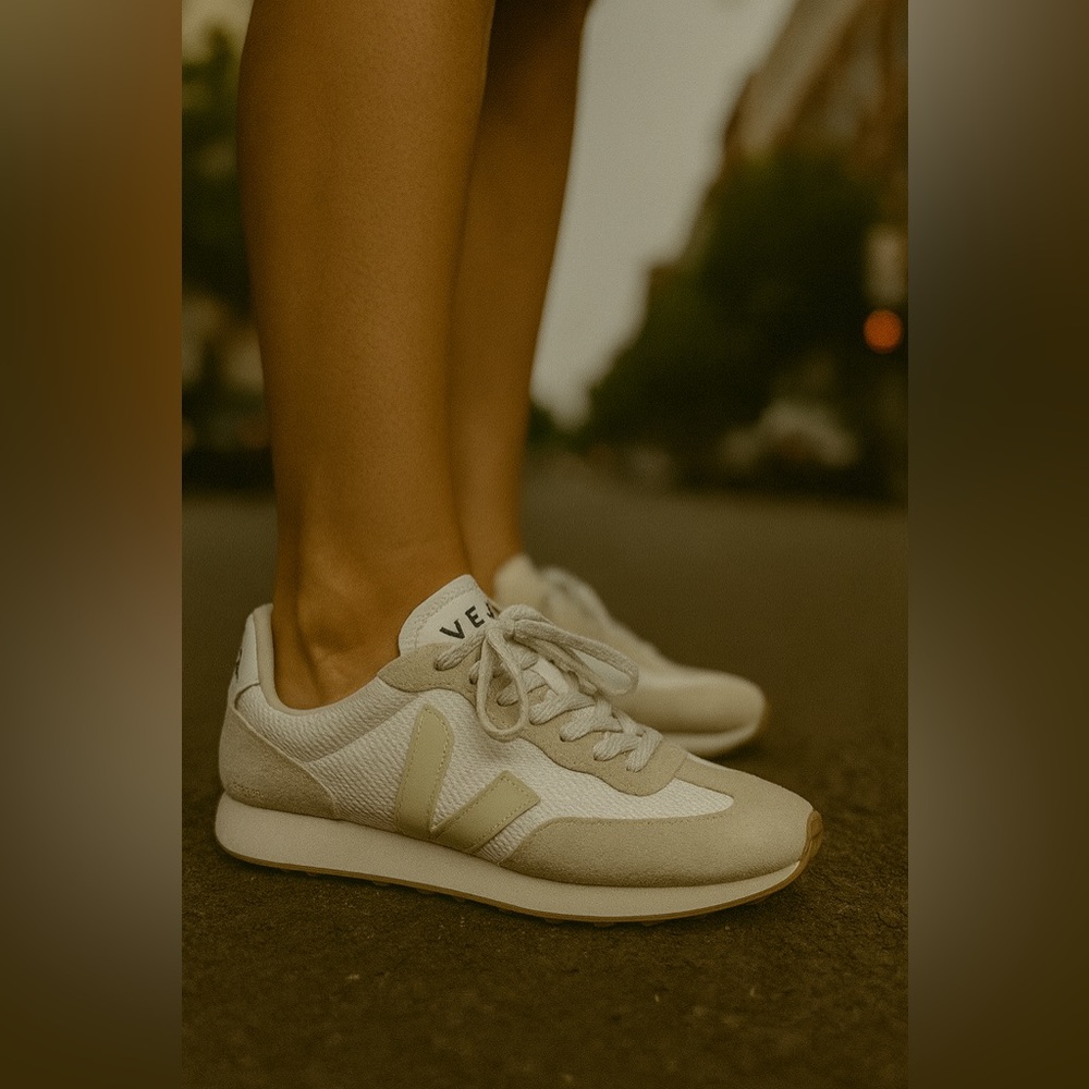 Veja Cream and White Women's Sneakers
